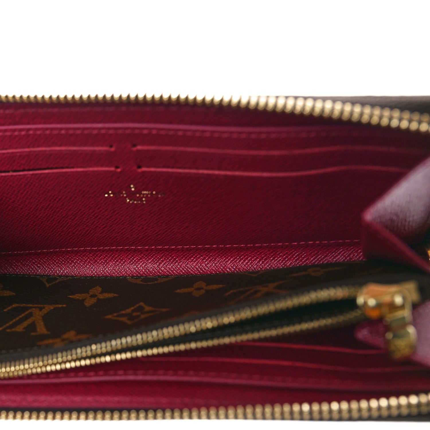 Louis Vuitton Monogram Clemence Wallet Fuchsia 5 of 7