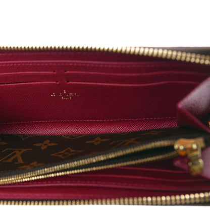 Louis Vuitton Monogram Clemence Wallet Fuchsia 5 of 7
