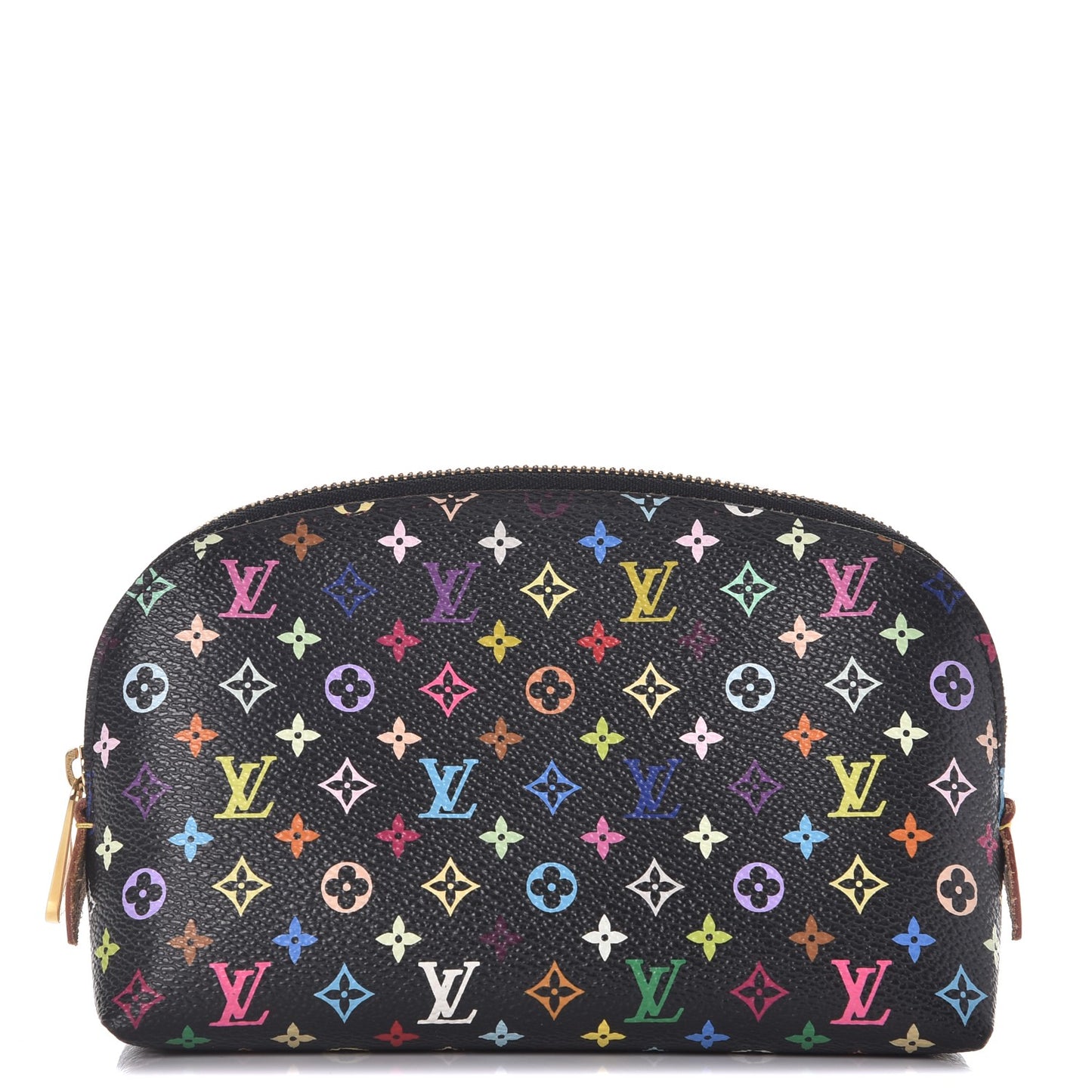 Monogram Multicolor Cosmetic Pouch Black Grenade