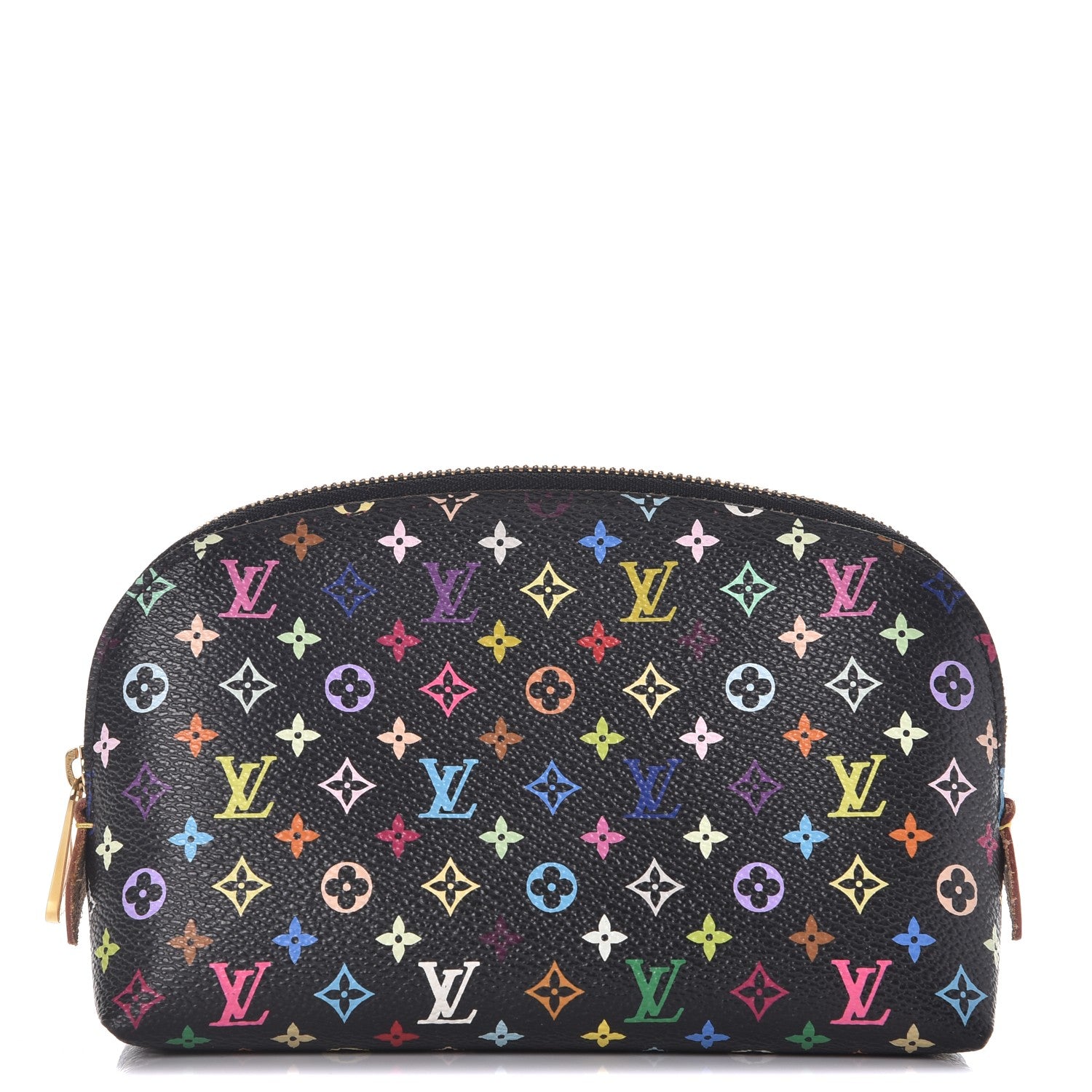 Louis Vuitton Monogram Multicolor Cosmetic Pouch Black Grenade 1 of 7