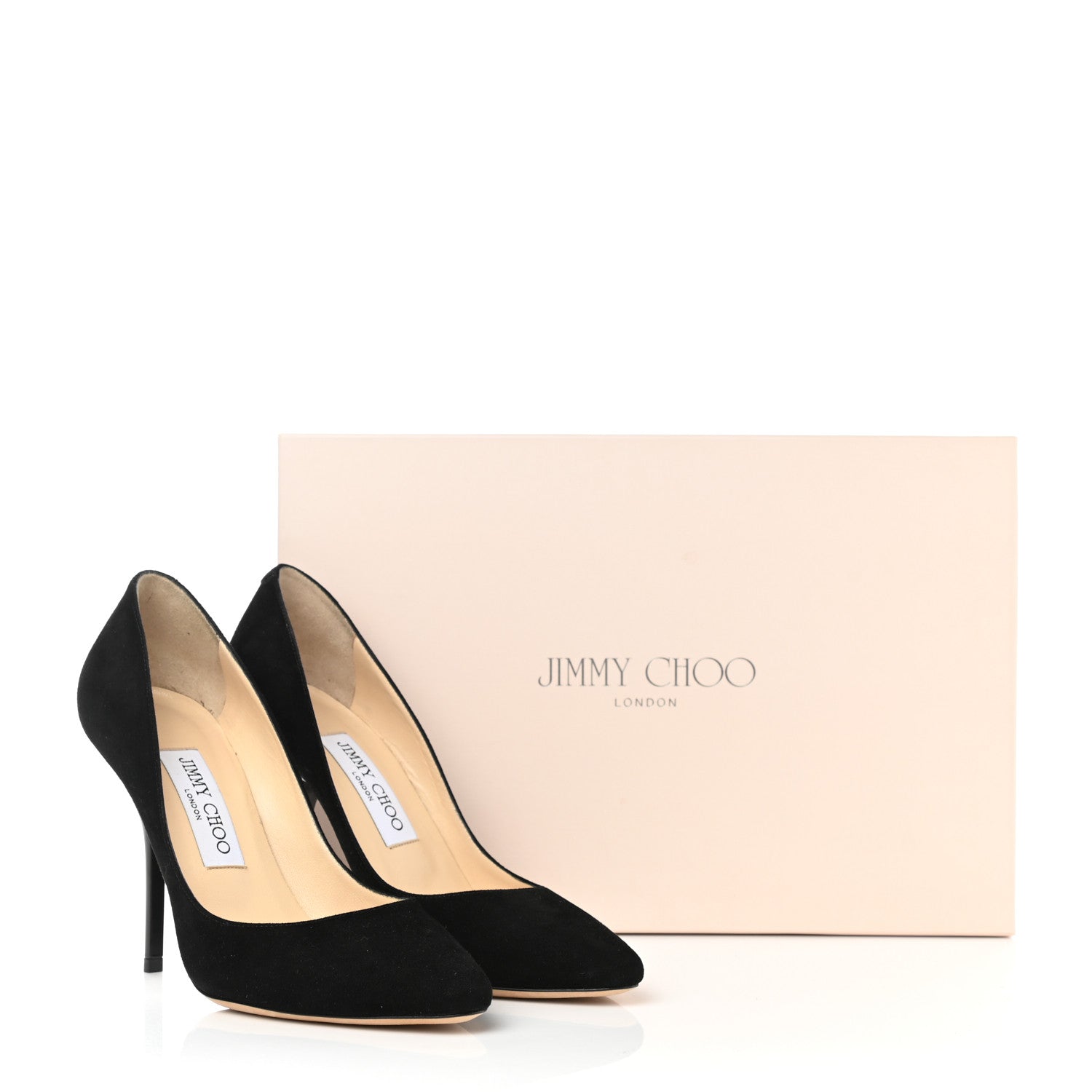 Jimmy Choo Suede Agnes Pumps 36.5 Black 9 of 9