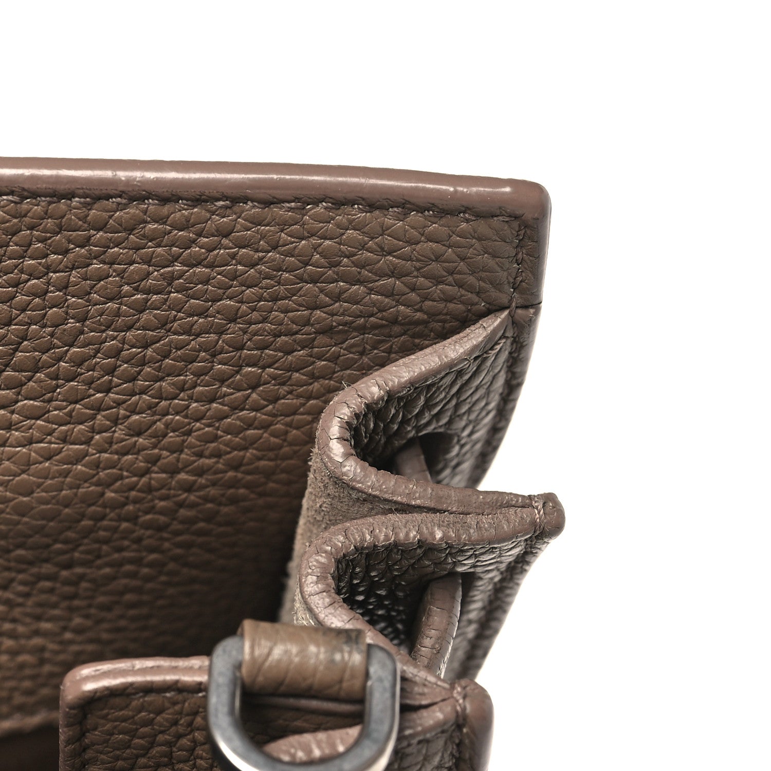 Saint Laurent Grained Calfskin Baby Sac De Jour Souple Taupe 13 of 14