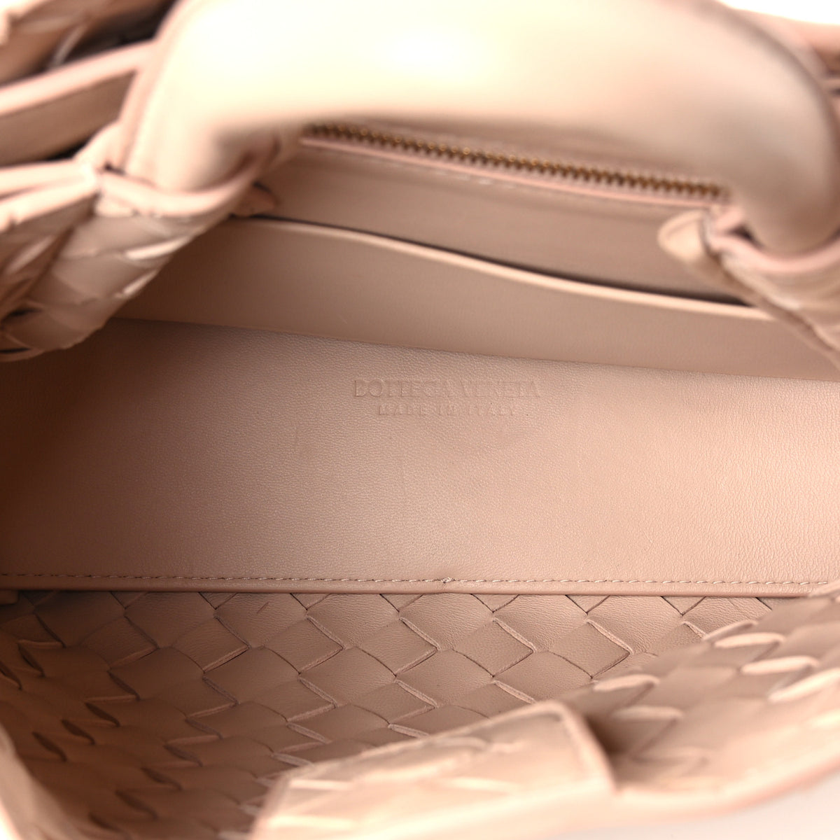 Bottega Veneta Nappa Intrecciato Small Andiamo Shoulder Bag Lotus 5 of 10