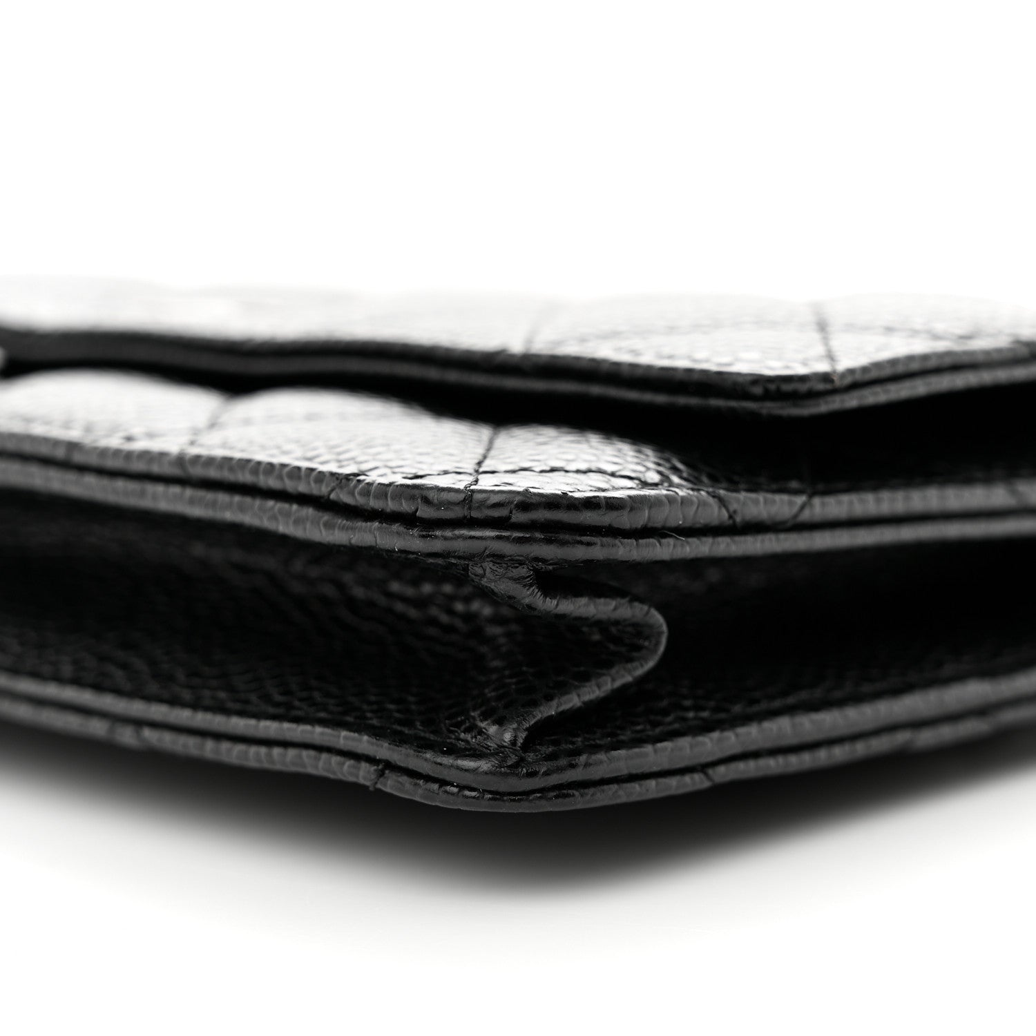 Chanel Caviar Quilted Wallet on Chain WOC Black 10 of 11