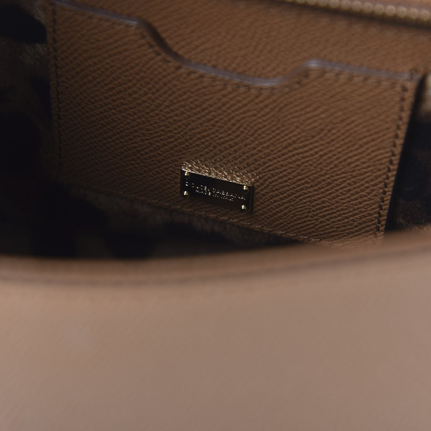 Dauphine Calfskin Medium Miss Sicily Satchel Caramello