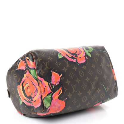 Louis Vuitton Monogram Roses Speedy 30 3 of 4