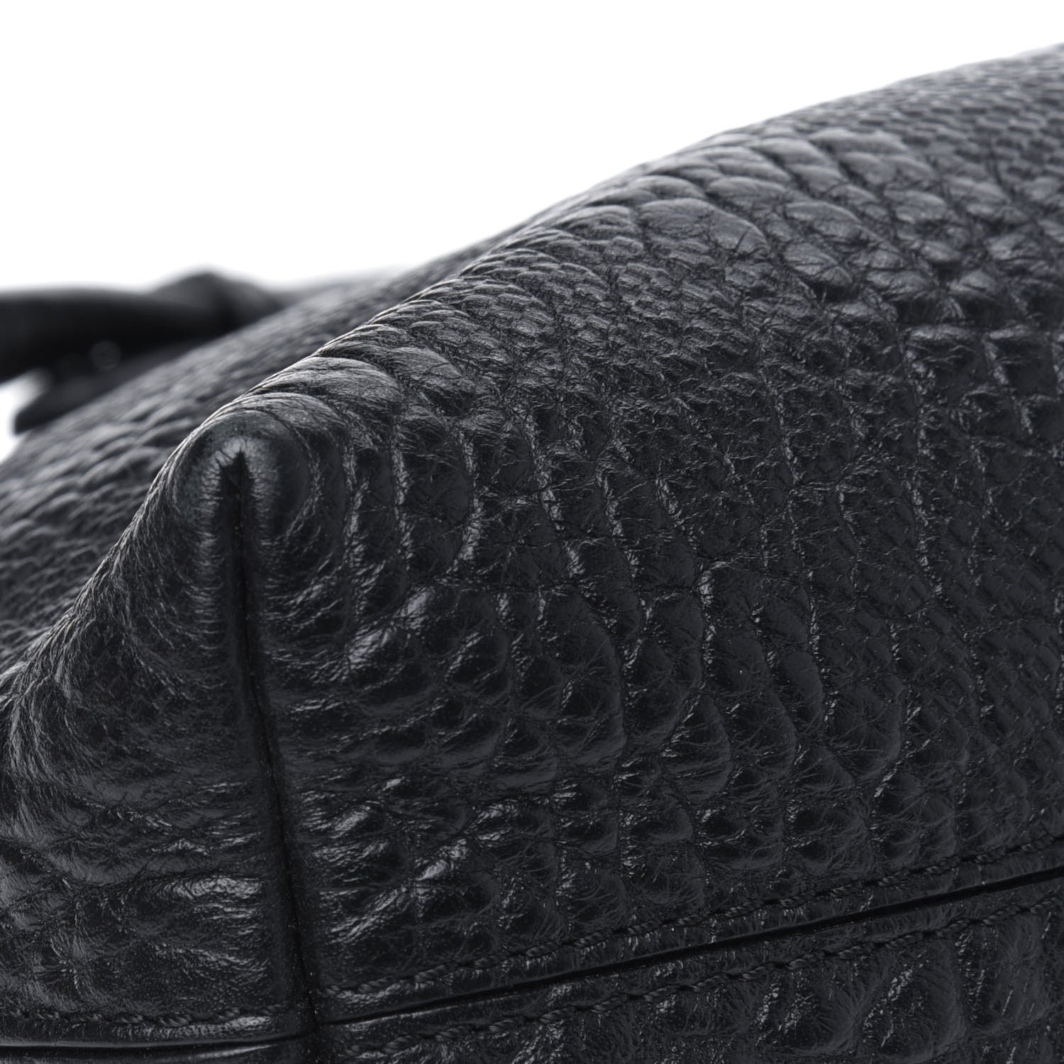 Burberry Signature Grain Calfskin Check Embossed Small Chichester Crossbody Clutch Bag Black 8 of 12