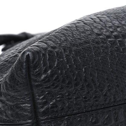 Burberry Signature Grain Calfskin Check Embossed Small Chichester Crossbody Clutch Bag Black 8 of 12