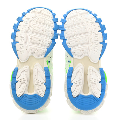 Balenciaga Mesh Nylon Mens Track Sneakers 41 White Green Blue 5 of 11