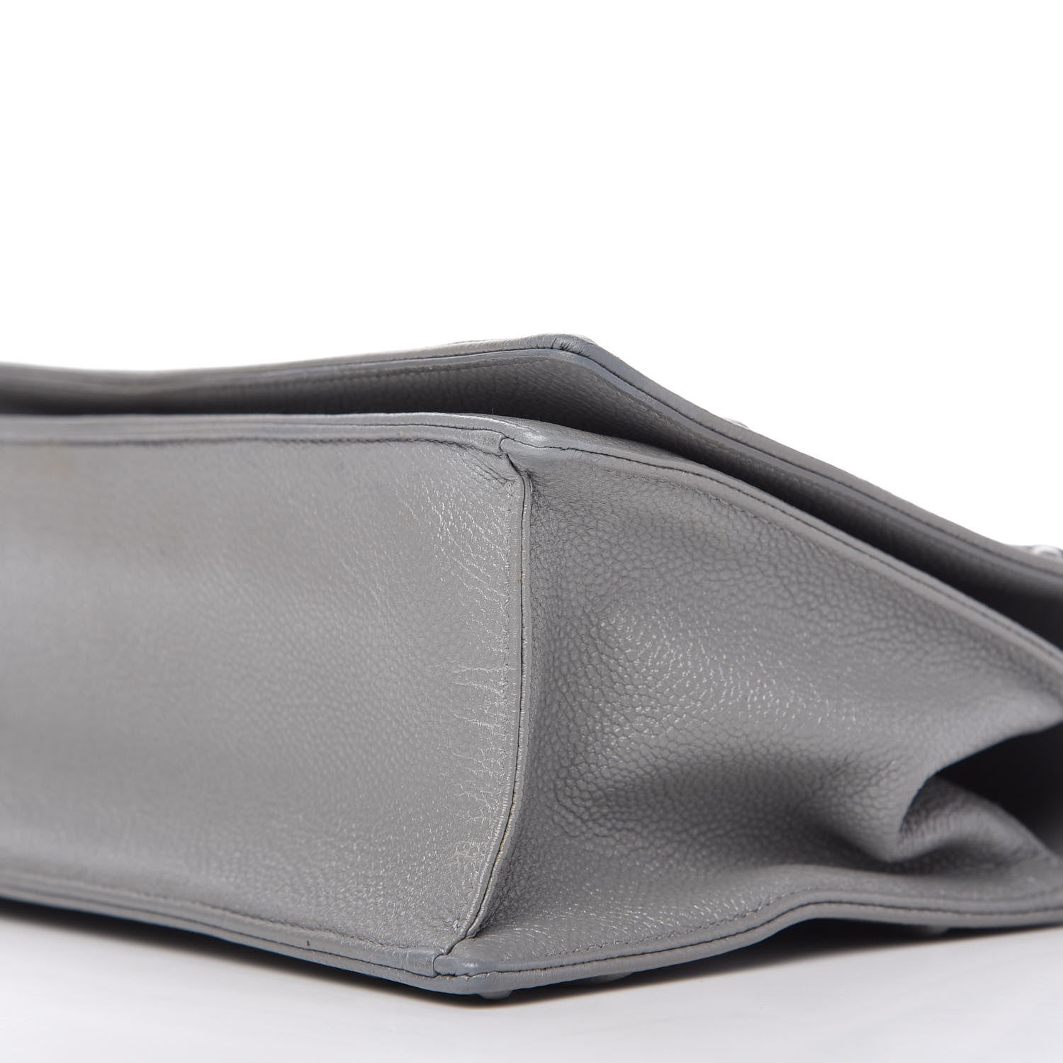 Christian Dior Grained Calfskin Medium Diorama Flap Bag Gris 7 of 13