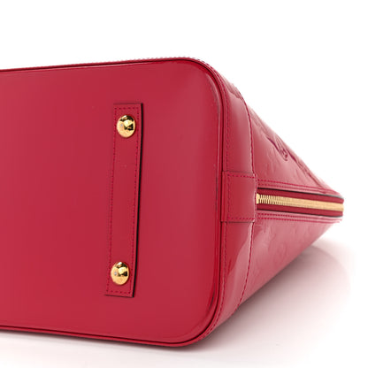 Louis Vuitton Vernis Alma MM Pomme D'Amour 9 of 12
