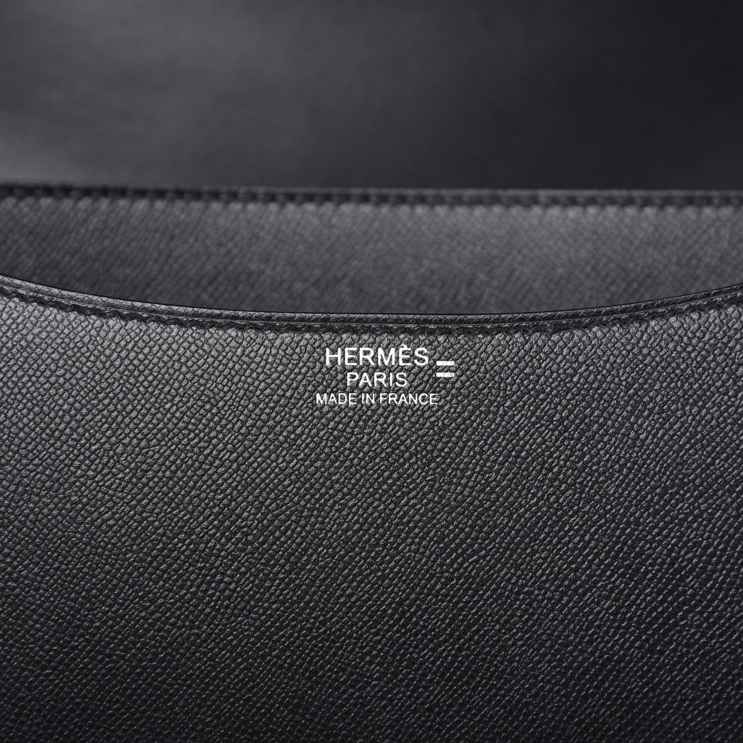 Hermes Grained Monsieur Lizard Constance 24 Black Ombre 8 of 9
