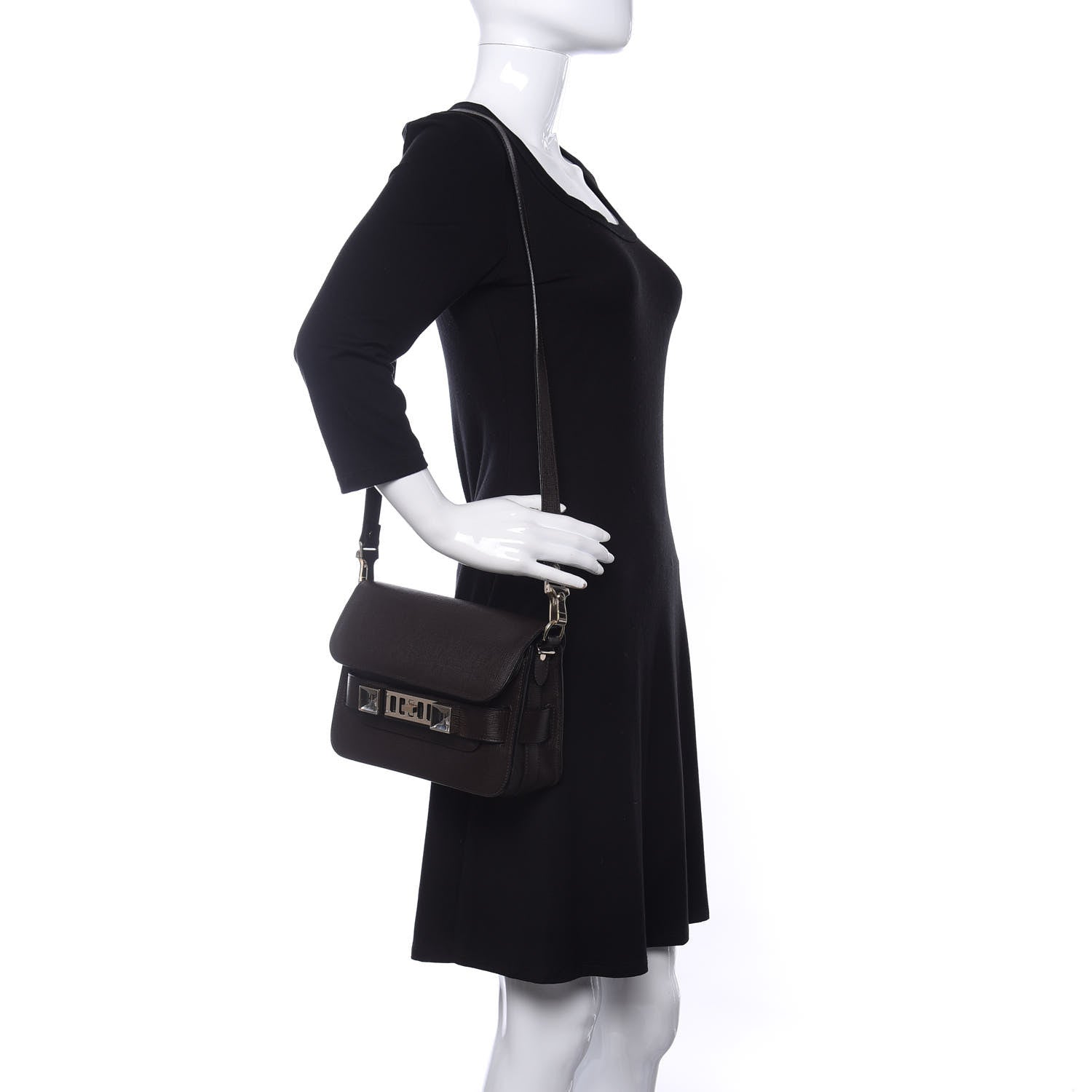 Proenza Schouler New Linosa Mini PS11 Classic Shoulder Bag Black 2 of 9