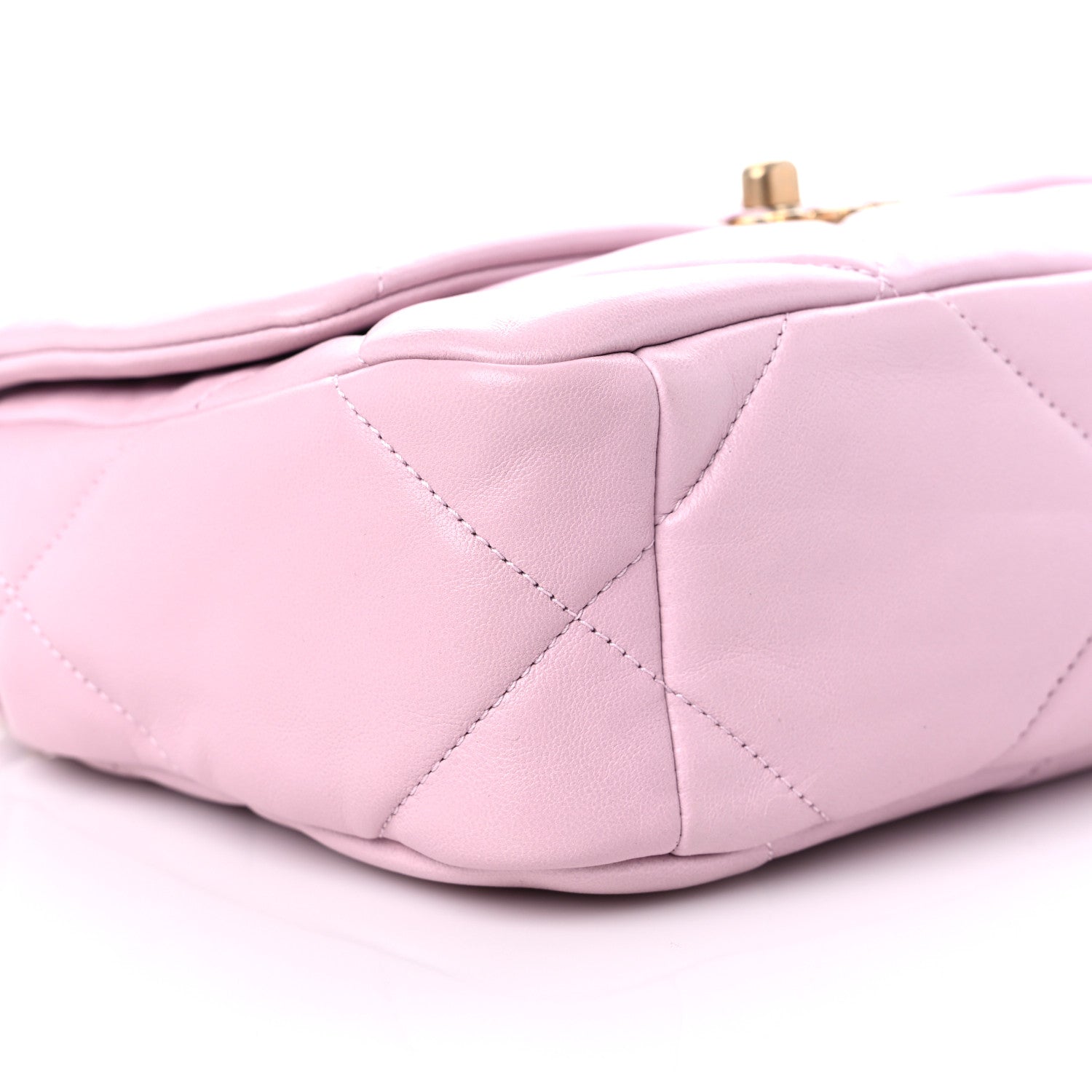 Chanel Lambskin Quilted Medium Chanel 19 Flap Light Pink 8 of 10