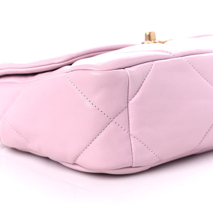 Chanel Lambskin Quilted Medium Chanel 19 Flap Light Pink 8 of 10