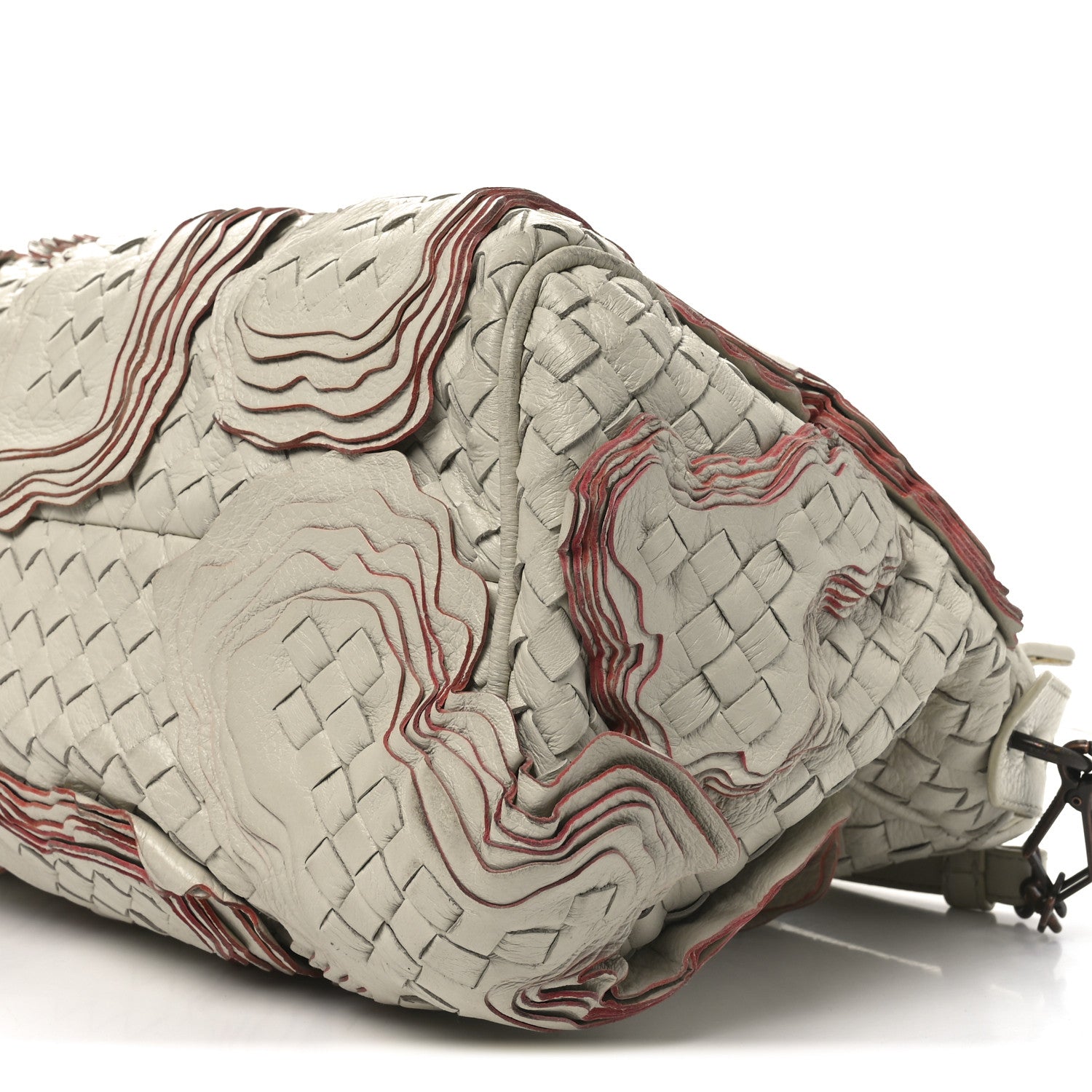 Bottega Veneta Nappa Intrecciato Embroidered Trim Tote Marmo 12 of 12
