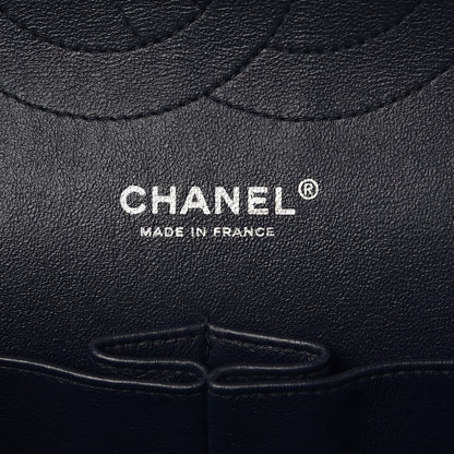 Chanel Lambskin Quilted Jumbo Double Flap Navy 10 of 21