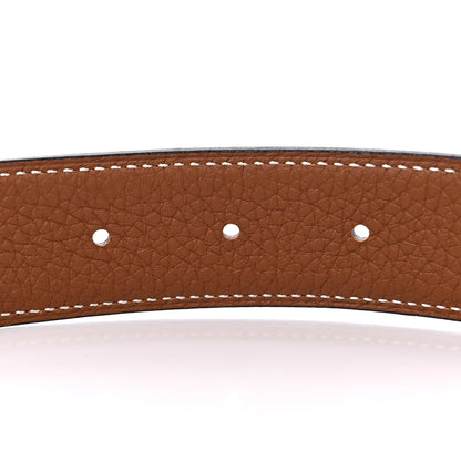 Hermes Box Togo 32mm H Belt 85 34 Black Gold 4 of 4