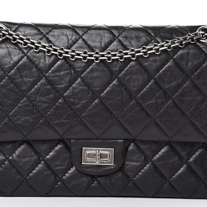 Chanel Aged Calfskin Quilted 2.55 Reissue 226 Flap Black 8 of 14