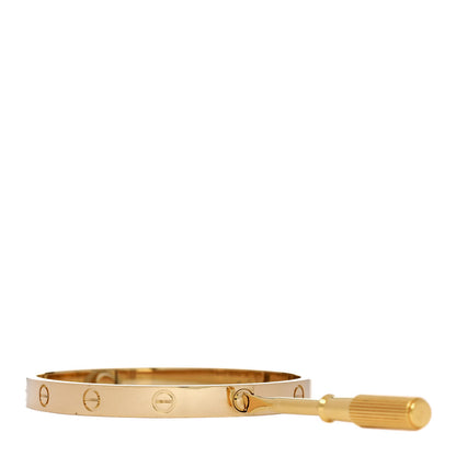 Cartier 18K Yellow Gold LOVE Bracelet 18 3 of 9