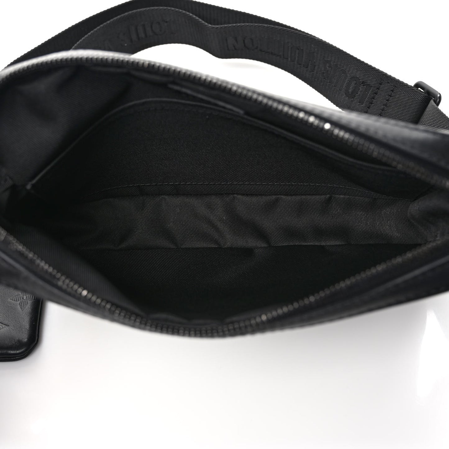 Calfskin Monogram Shadow Duo Messenger Black