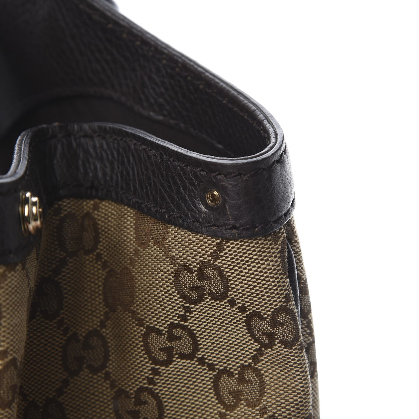 Monogram Dollar Calfskin Large Sukey Tote Beige Ebony Testa di Moro