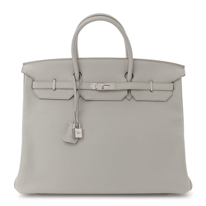 Hermes Togo Birkin 40 Gris Perle 1 of 11