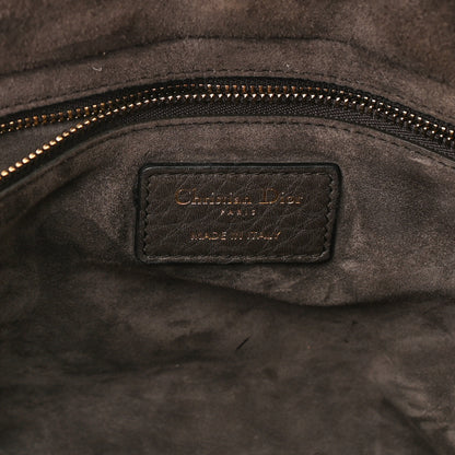 Christian Dior Grained Calfskin Cannage Large Lady Dior Brown 6 of 8