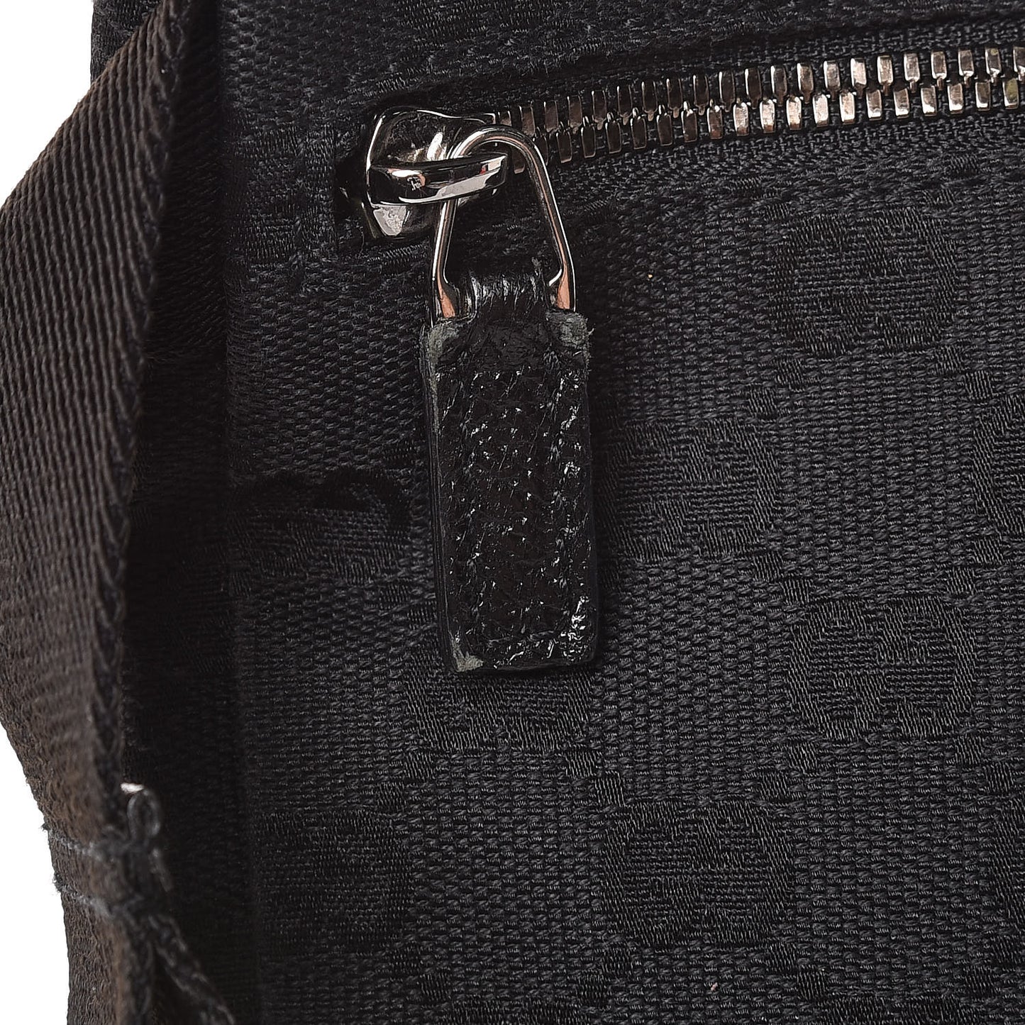 GG Monogram Double Pocket Belt Bag Black