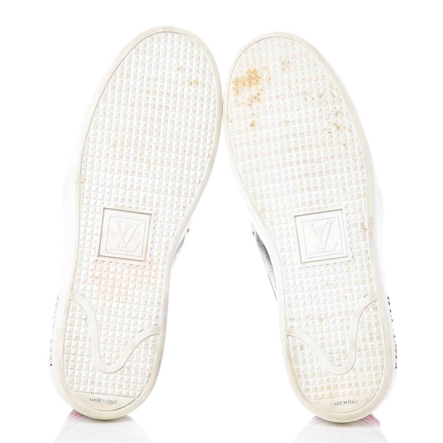 Louis Vuitton Monogram Frontrow Slip On Sneakers 37.5 Rouge 7 of 13