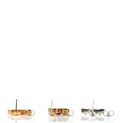 Louis Vuitton Swarovski Crystal Love Letters Earrings GM Set of 3 3 of 4