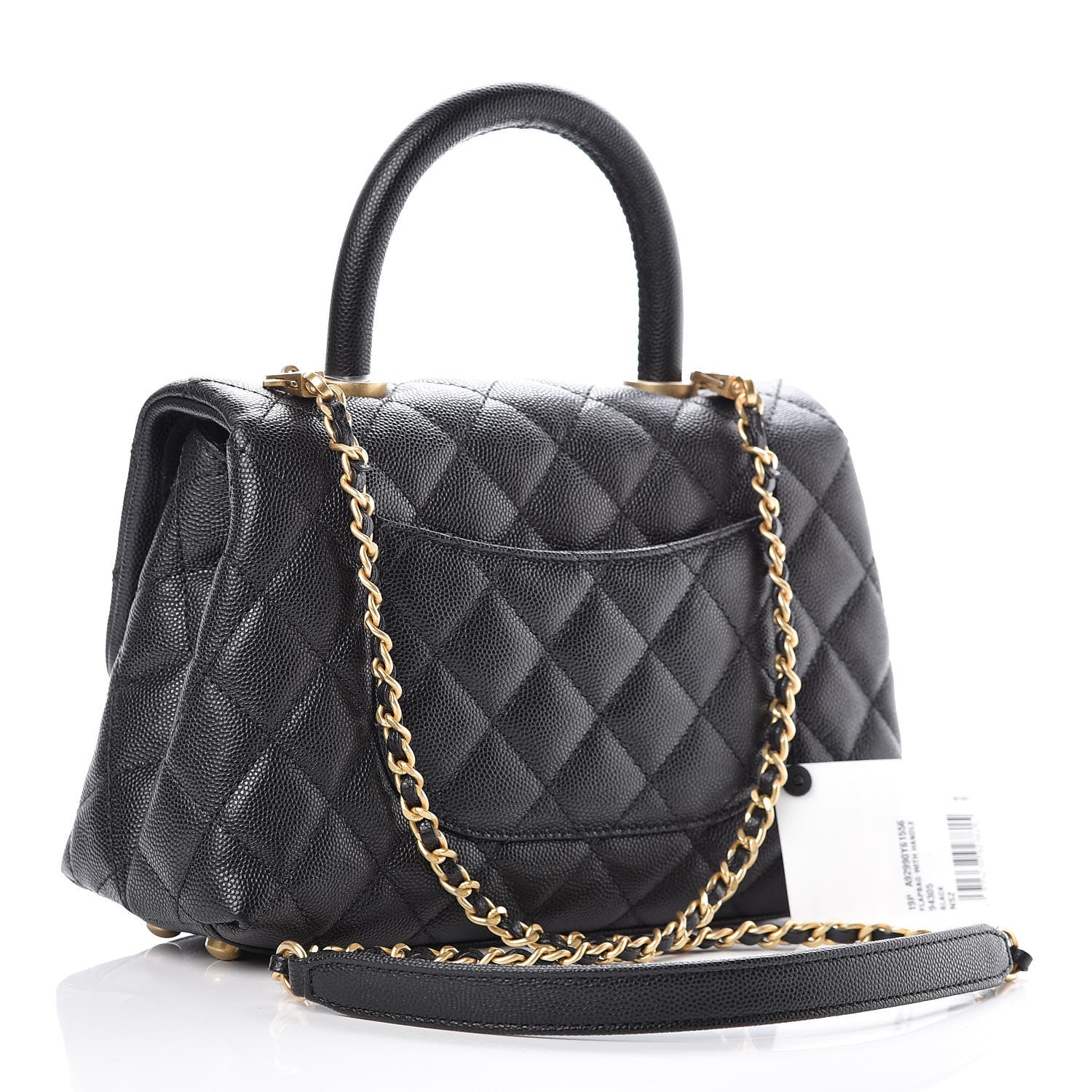 Chanel Caviar Quilted Mini Coco Handle Flap Black 3 of 10