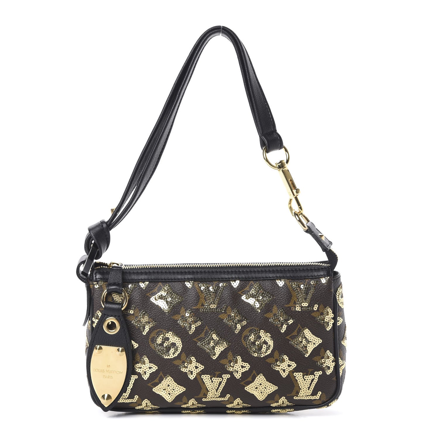 Louis Vuitton Monogram Sequins Eclipse Pochette Gold 1 of 10