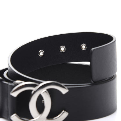 Chanel Caviar CC Logo Belt 90 36 Black 5 of 9