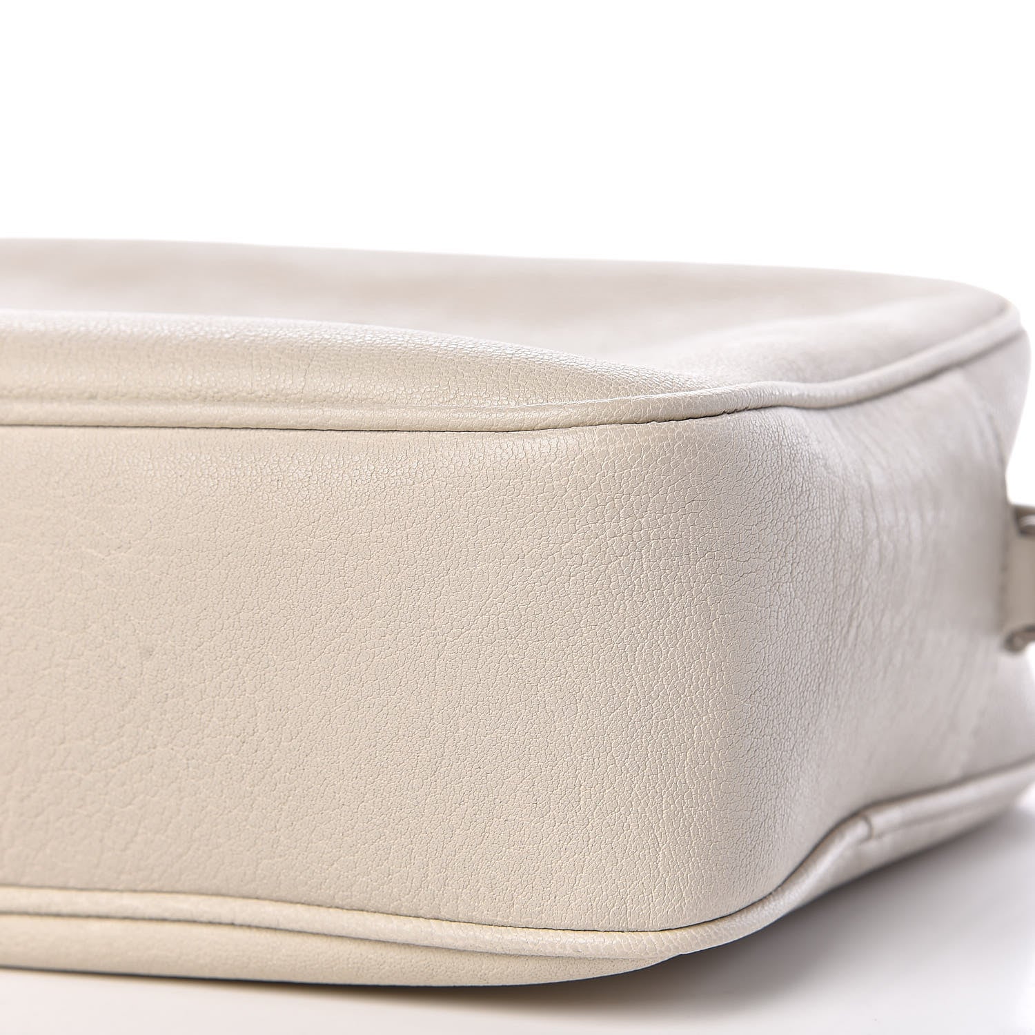 Saint Laurent Lambskin Monogram Small Lou Camera Bag Icy White 7 of 12