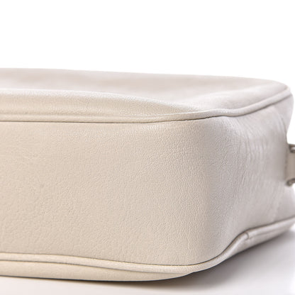 Saint Laurent Lambskin Monogram Small Lou Camera Bag Icy White 7 of 12