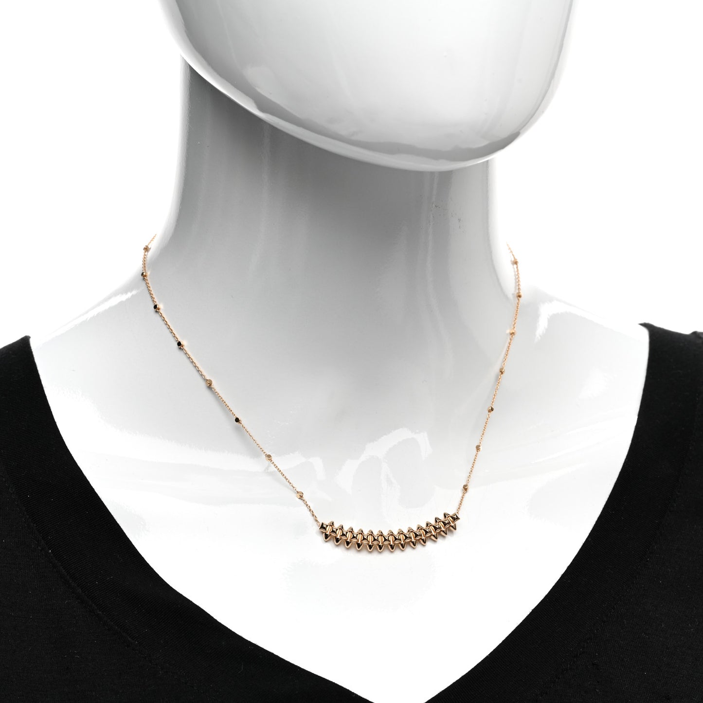 18K Pink Gold Small Clash de Cartier Necklace