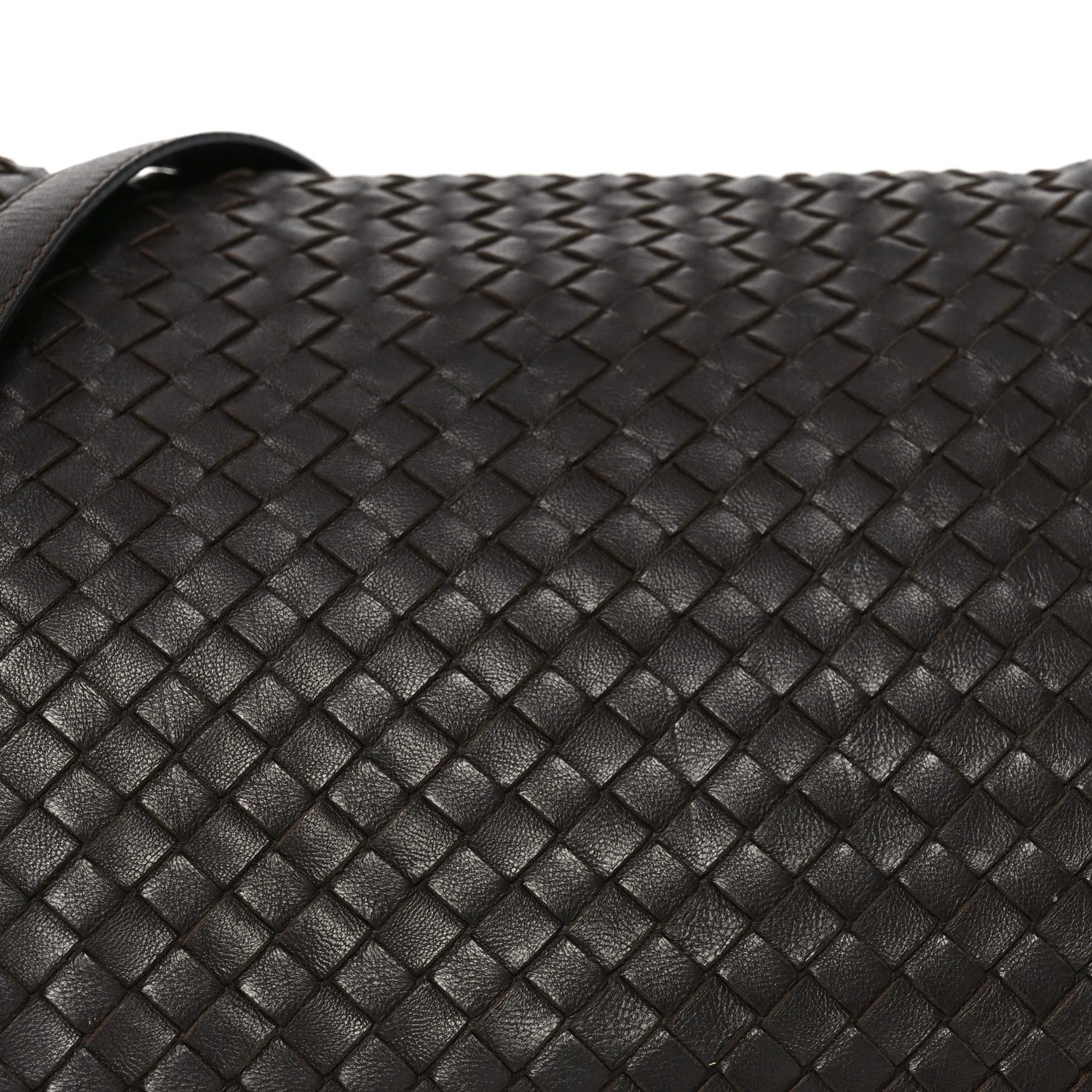 Bottega Veneta Nappa Intrecciato Messenger Bag Ebano 9 of 11