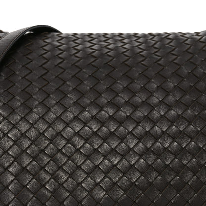 Bottega Veneta Nappa Intrecciato Messenger Bag Ebano 9 of 11