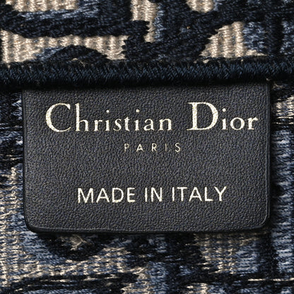 Christian Dior Oblique Medium Book Tote Blue Multicolor 6 of 10