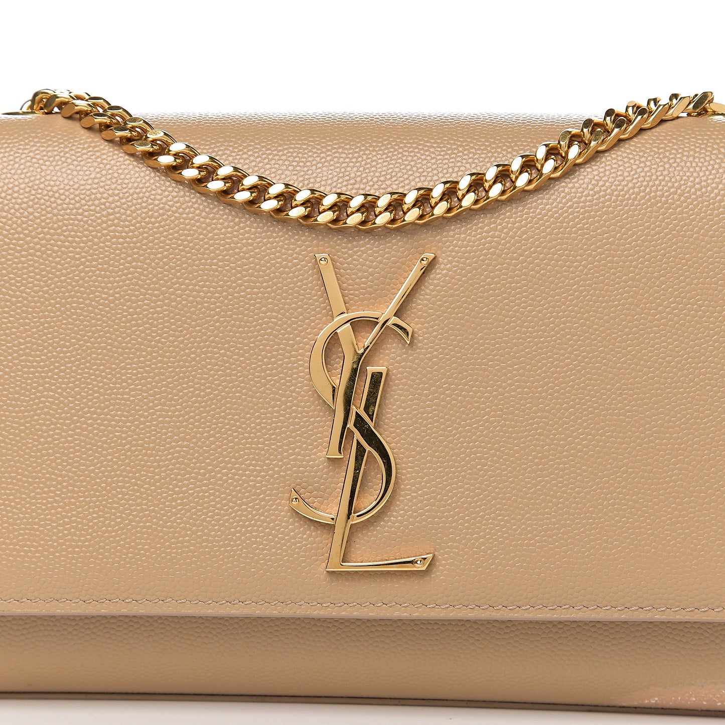 Grain De Poudre Small Monogram Kate Satchel Nude Powder