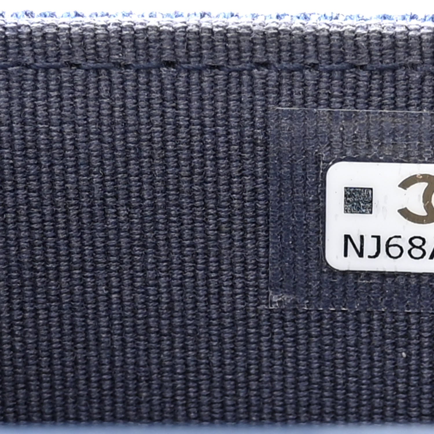 Chanel Denim Printed Belt Bag Dark Blue 6 of 10