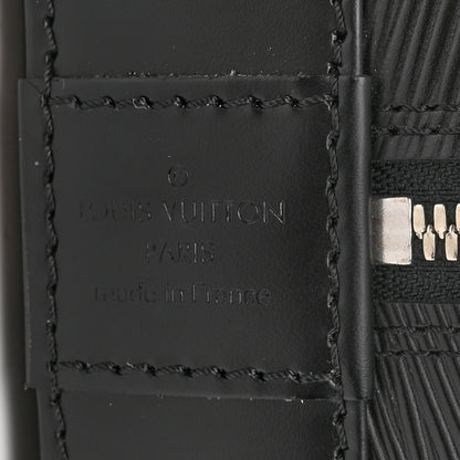 Louis Vuitton Epi Alma MM Black 6 of 9