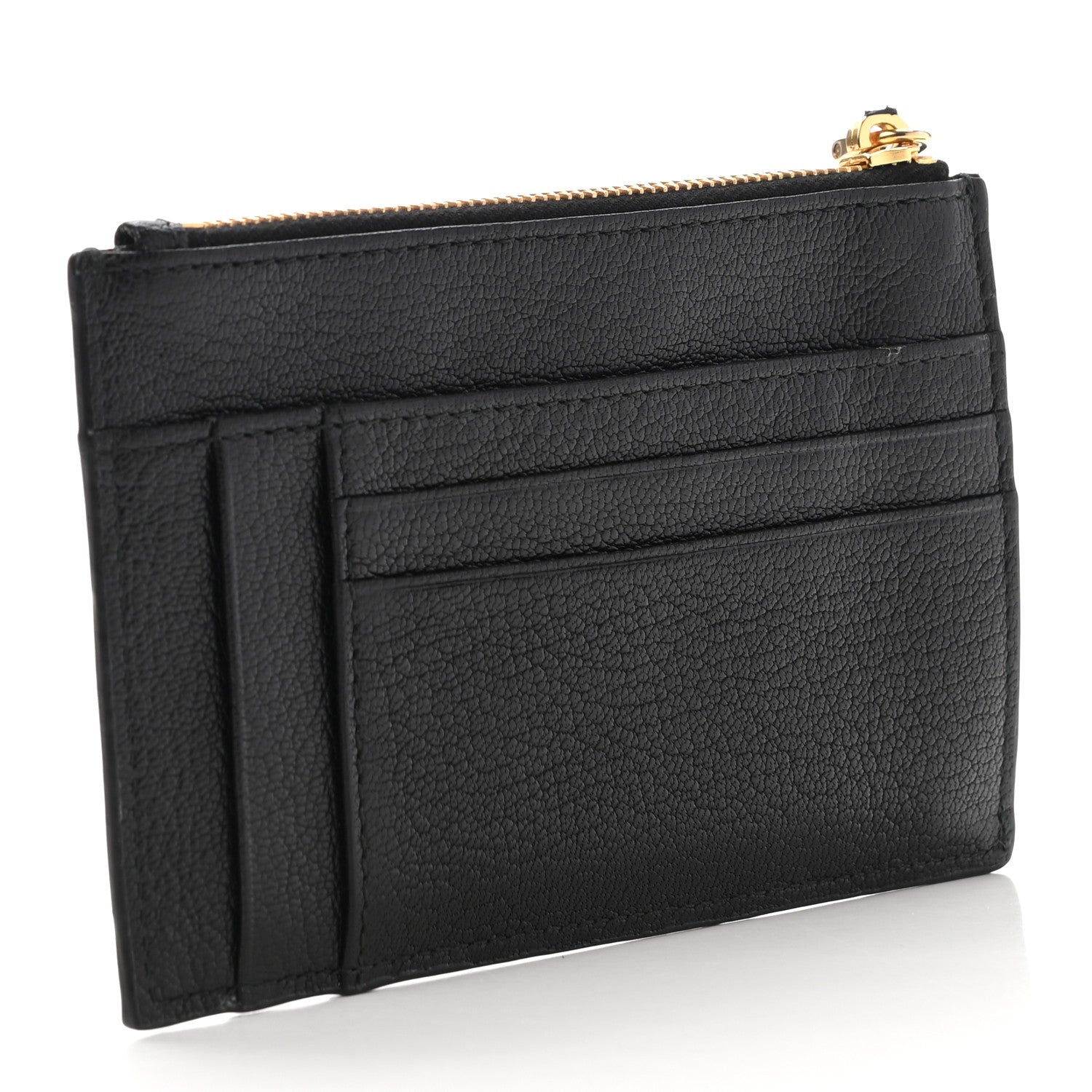 Miu Miu Madras Zip Card Case Black 3 of 8
