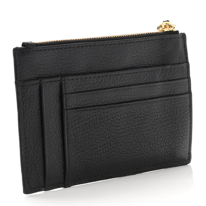 Miu Miu Madras Zip Card Case Black 3 of 8