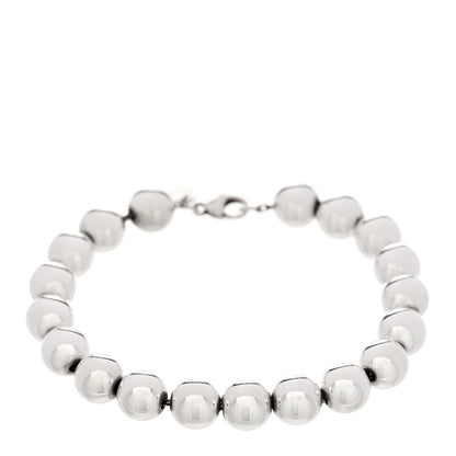 Tiffany Sterling Silver 10mm HardWear Ball Bracelet 1 of 3
