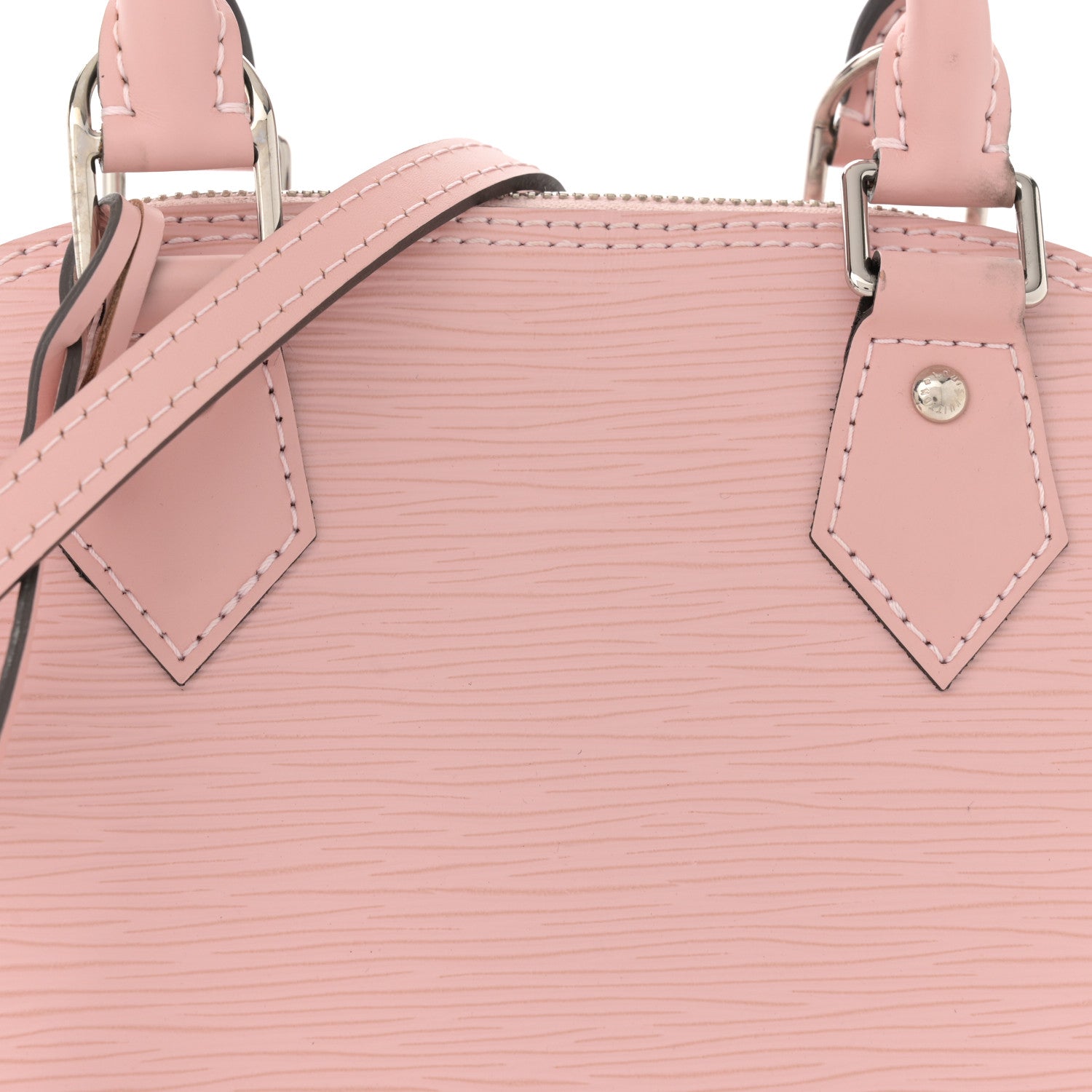 Louis Vuitton Epi Alma BB Rose Ballerine 8 of 14