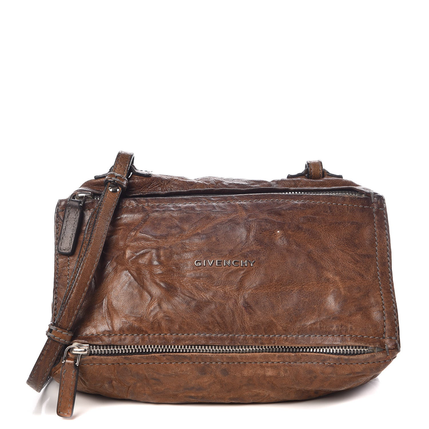 Givenchy Tumbled Sheepskin Mini Pandora Charcoal 1 of 22