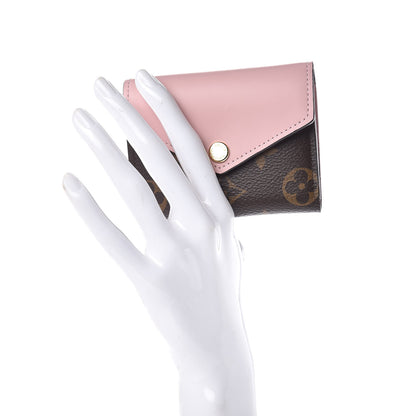 Louis Vuitton Monogram Zoe Wallet Rose Ballerine 2 of 7