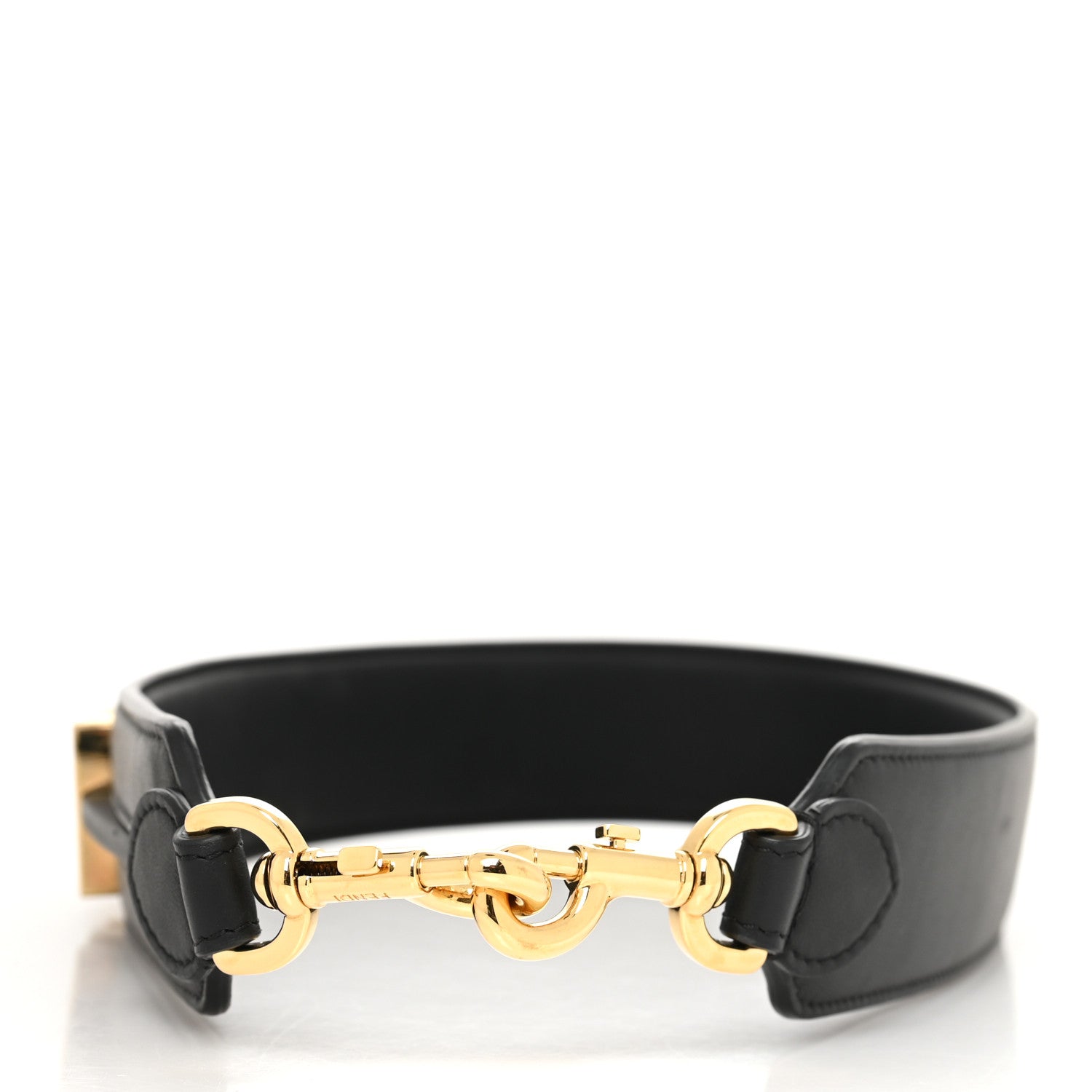 Fendi Calfskin Fendigraphy Strap You Black 2 of 6